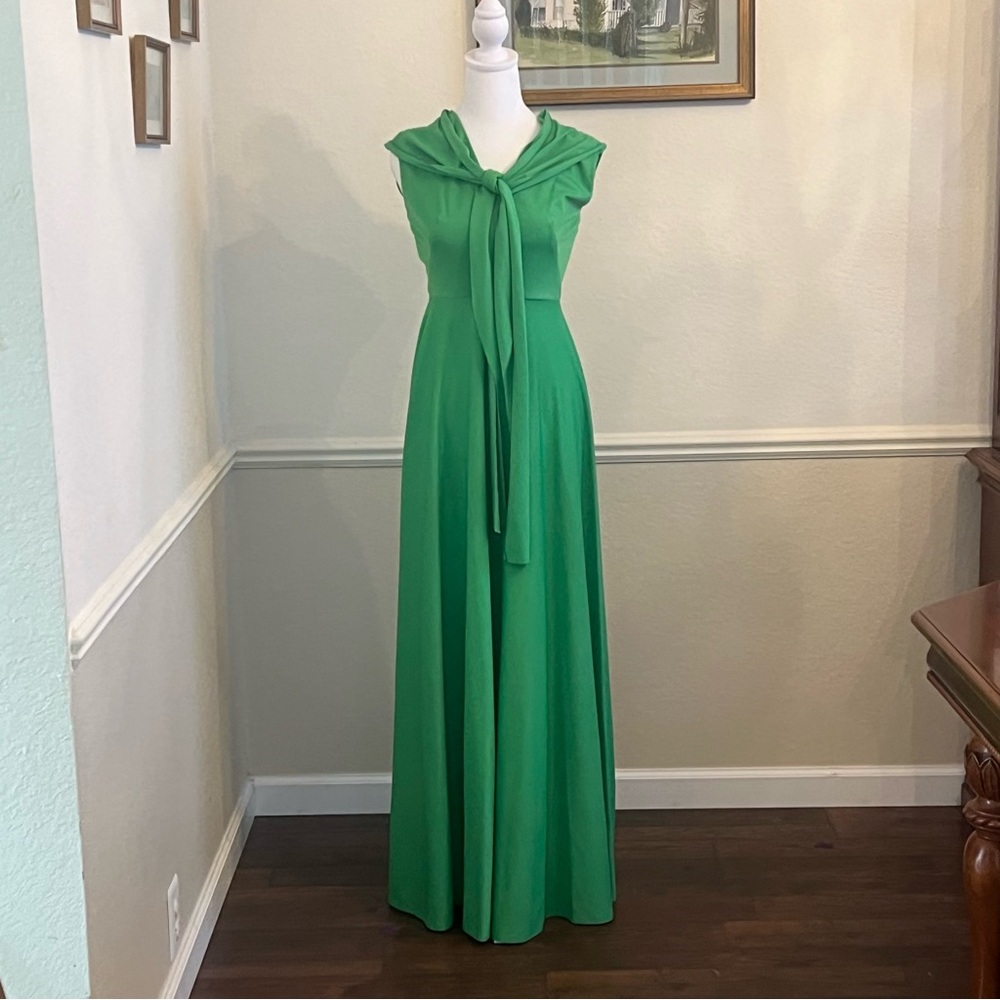 House of Bianchi Vintage Emerald Green Gown